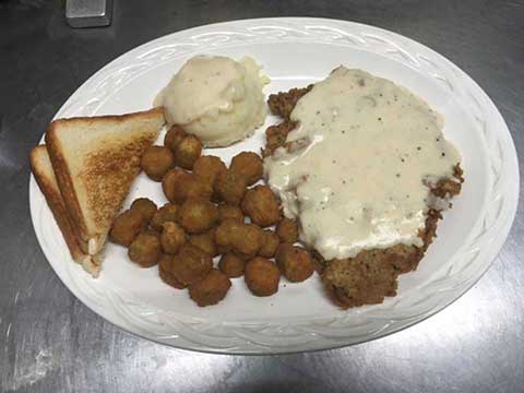 Fried Chicken Strip Salad